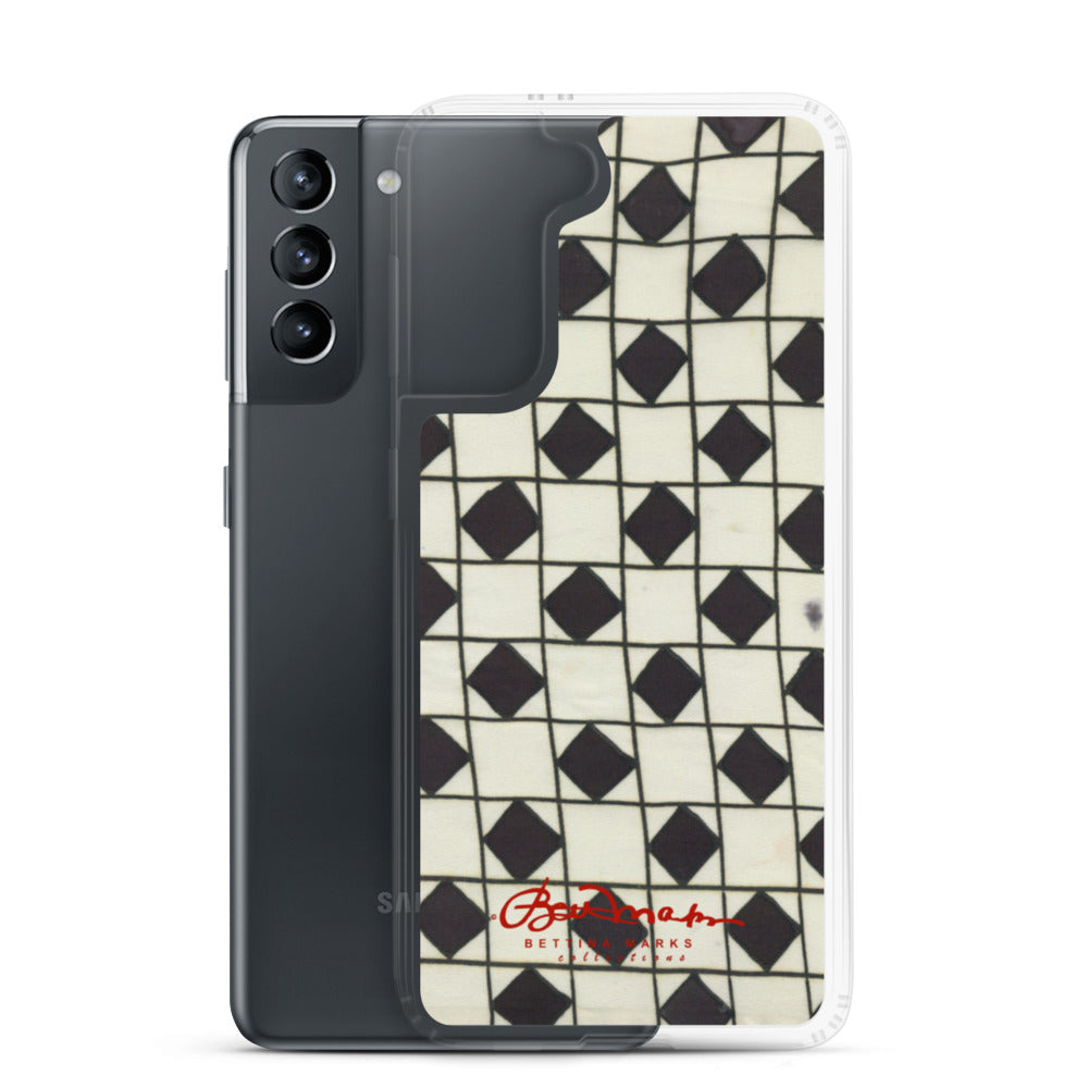 B&W Checkerboard Optical Samsung Case (select model)