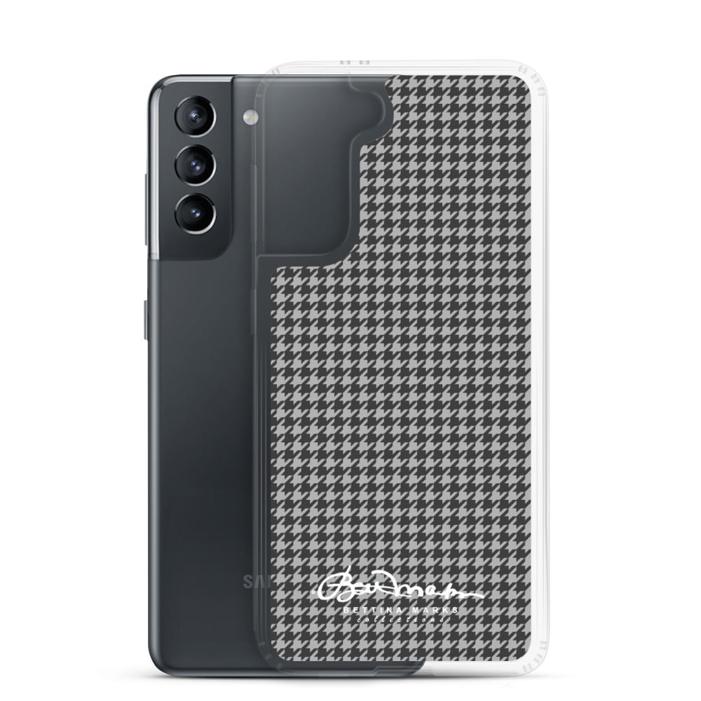 B&W Houndstooth Samsung Case