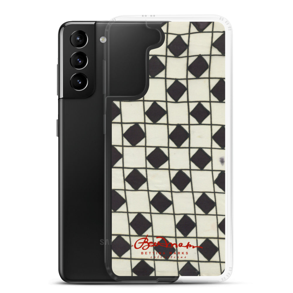 B&W Checkerboard Optical Samsung Case (select model)