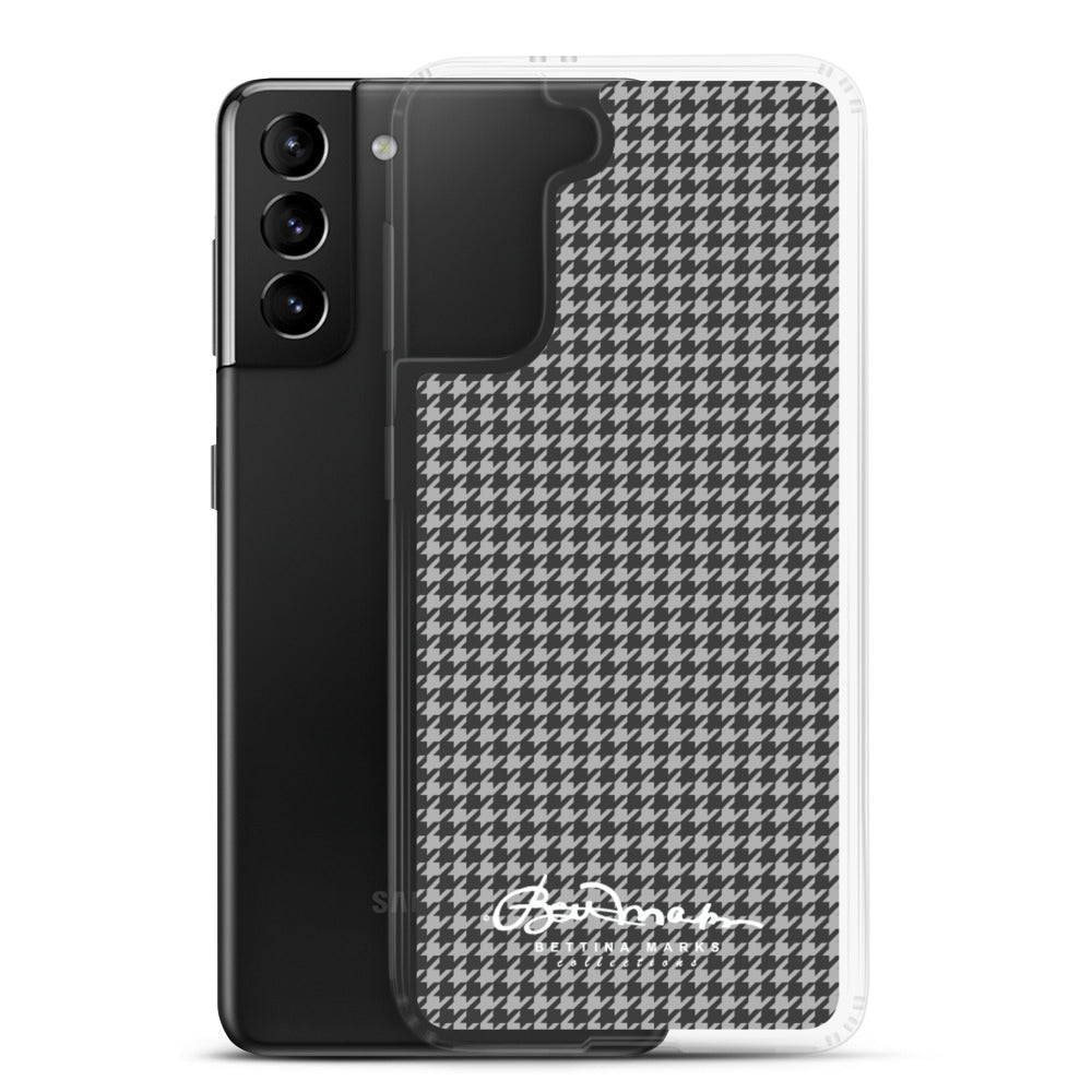 B&W Houndstooth Samsung Case