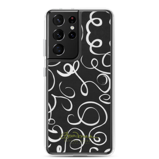 B&W Squiggles Samsung Case (select model)