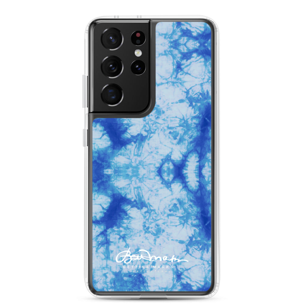 Blue Tie Dye Samsung Case (select model)